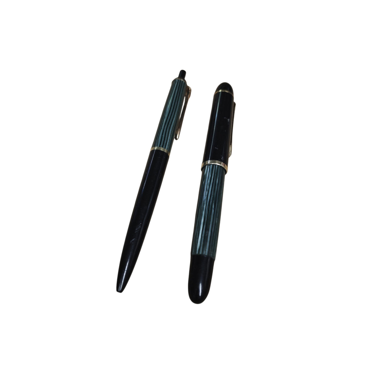 Schreibset Pelikan 1950er 1960er Kolbenfüllfederhalter (Modell 140) Kugelschreiber (Modell 355)