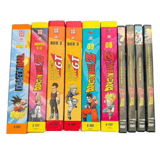 Dragon Ball Z GT 10 DVDs Collection Konvolut