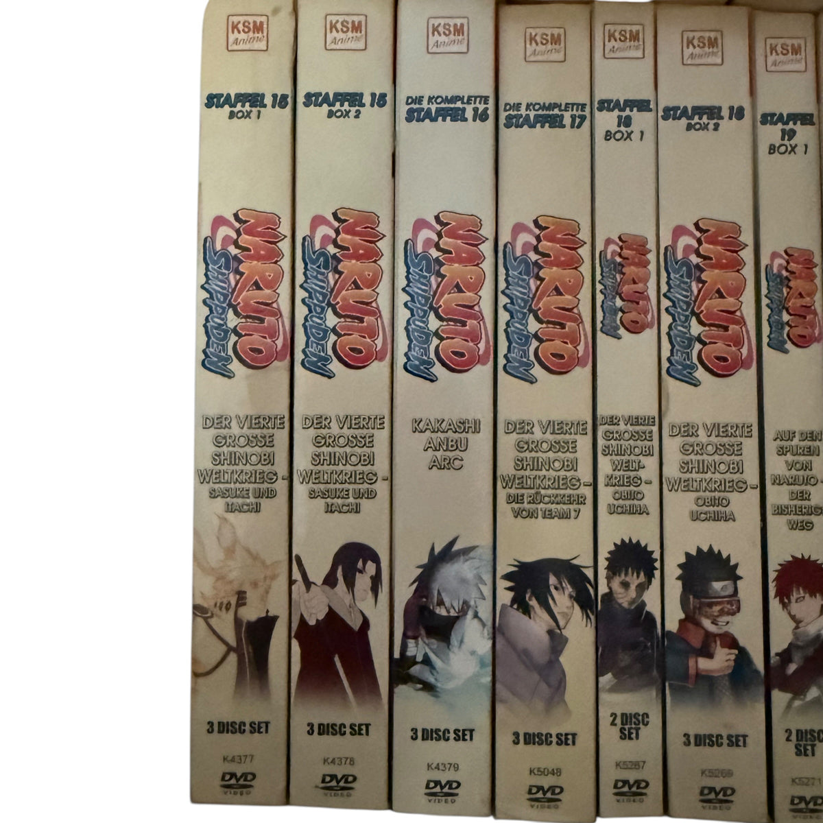 Naruto Shippuden Staffeln 1-24 Nr 21 und 22 fehlen