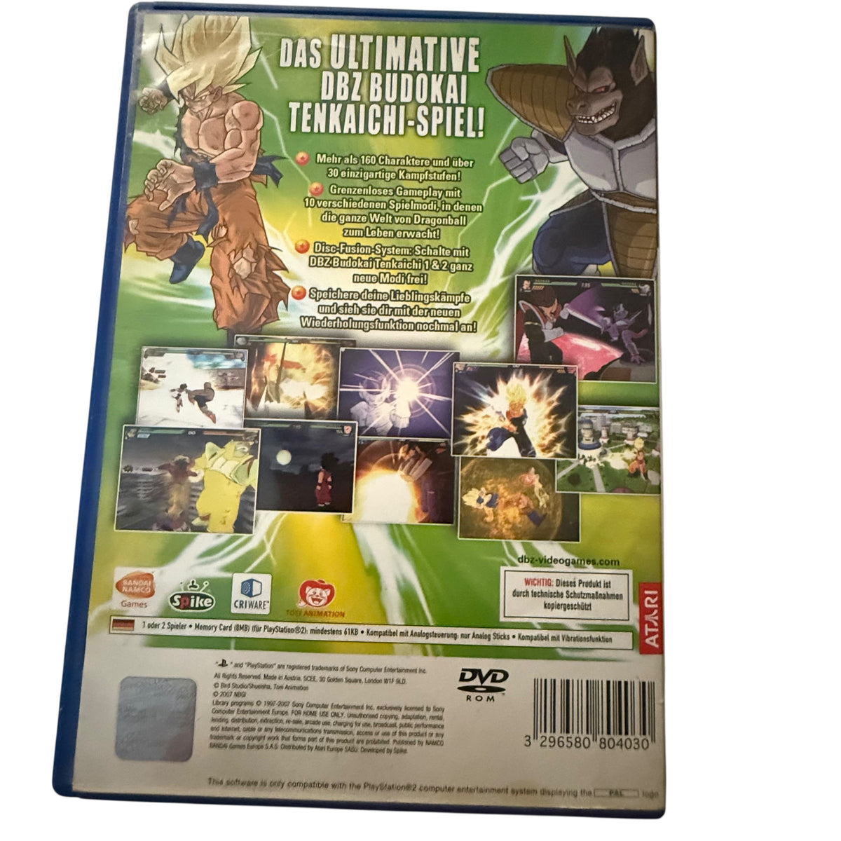 Dragon Ball Z Budokai Tenkaiche 3 PlayStation Eins PS1