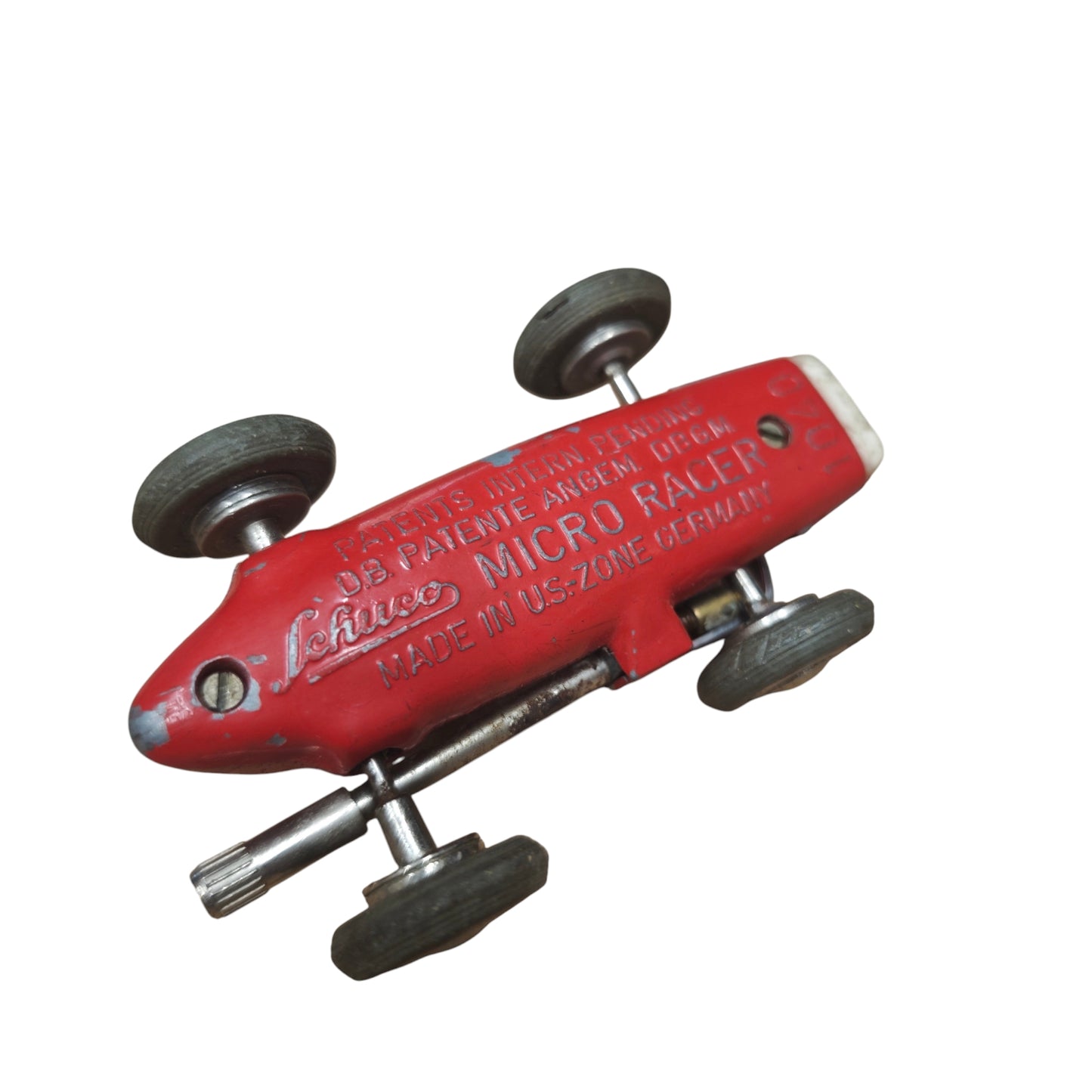 Schuco Micro Racer No. 1040 Blechspielzeug Auto Rot von 1940 - 1950