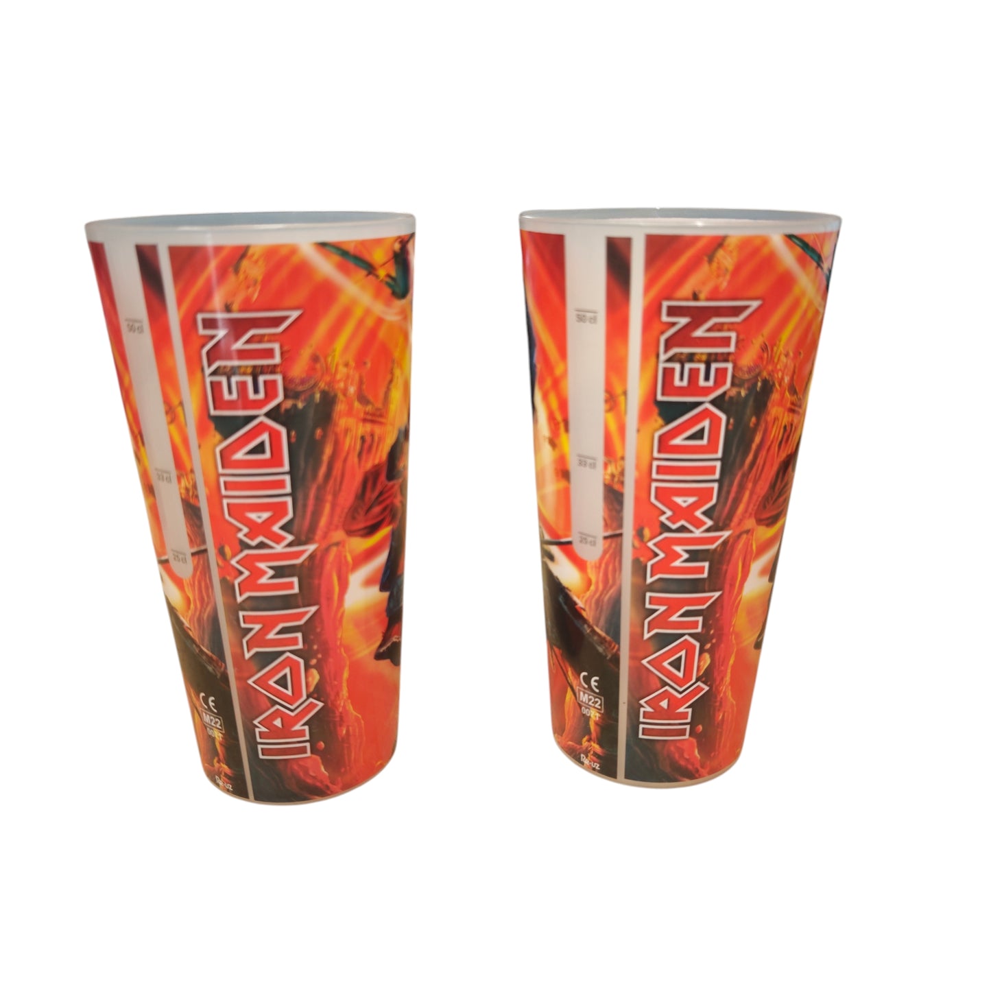 Iron Maiden - 2x Original Becher 0,5l - Legacy Of The Beast Tour 2022