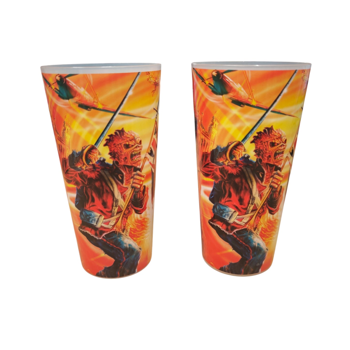 Iron Maiden - 2x Original Becher 0,5l - Legacy Of The Beast Tour 2022