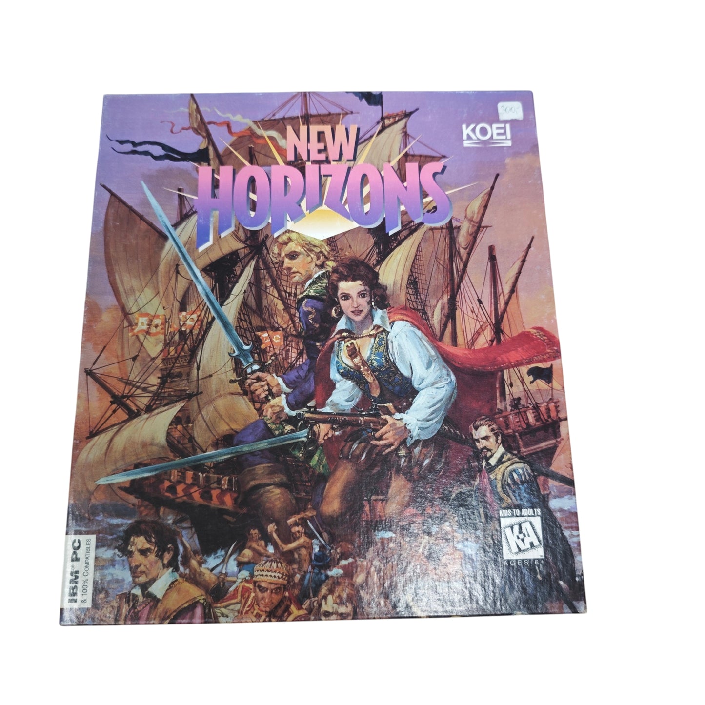 PC-Videospiel Uncharted Waters - New Horizons von Koei aus dem Jahr 1994.