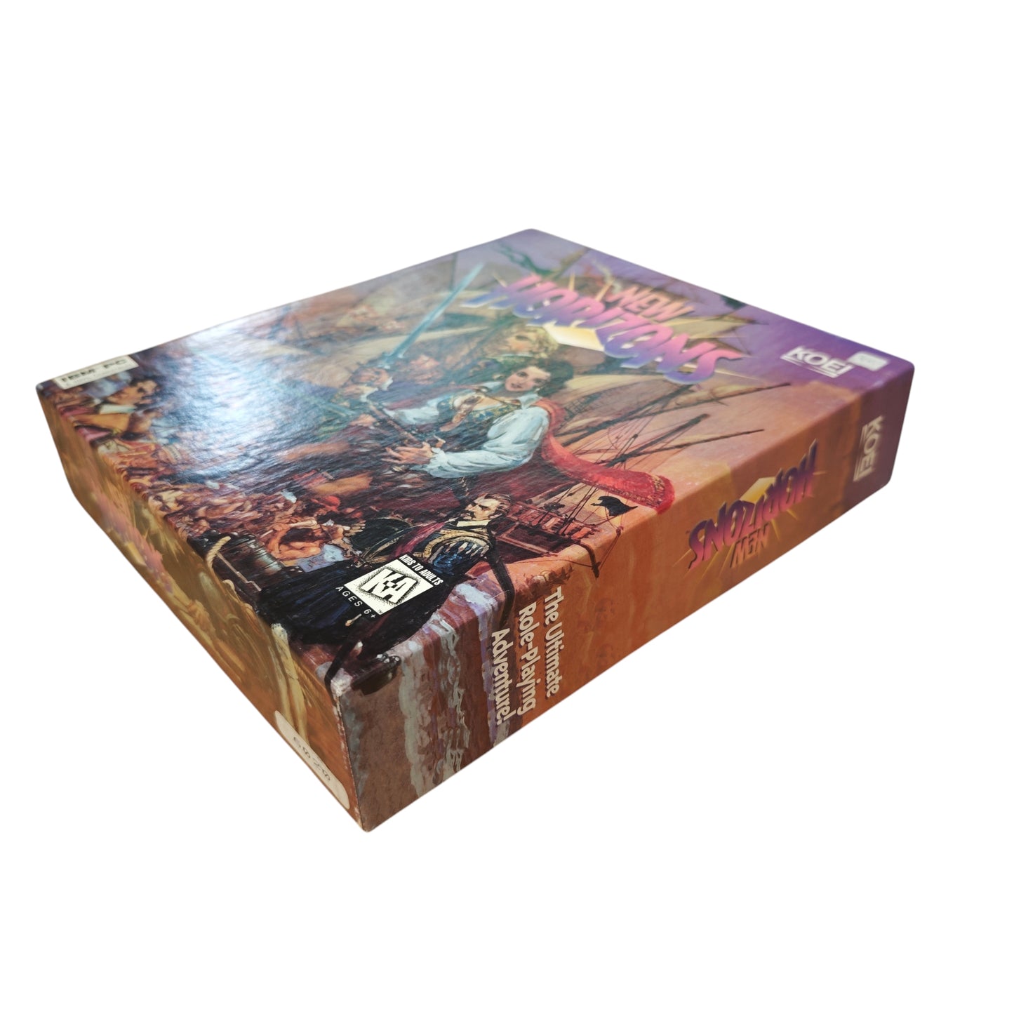 PC-Videospiel Uncharted Waters - New Horizons von Koei aus dem Jahr 1994.