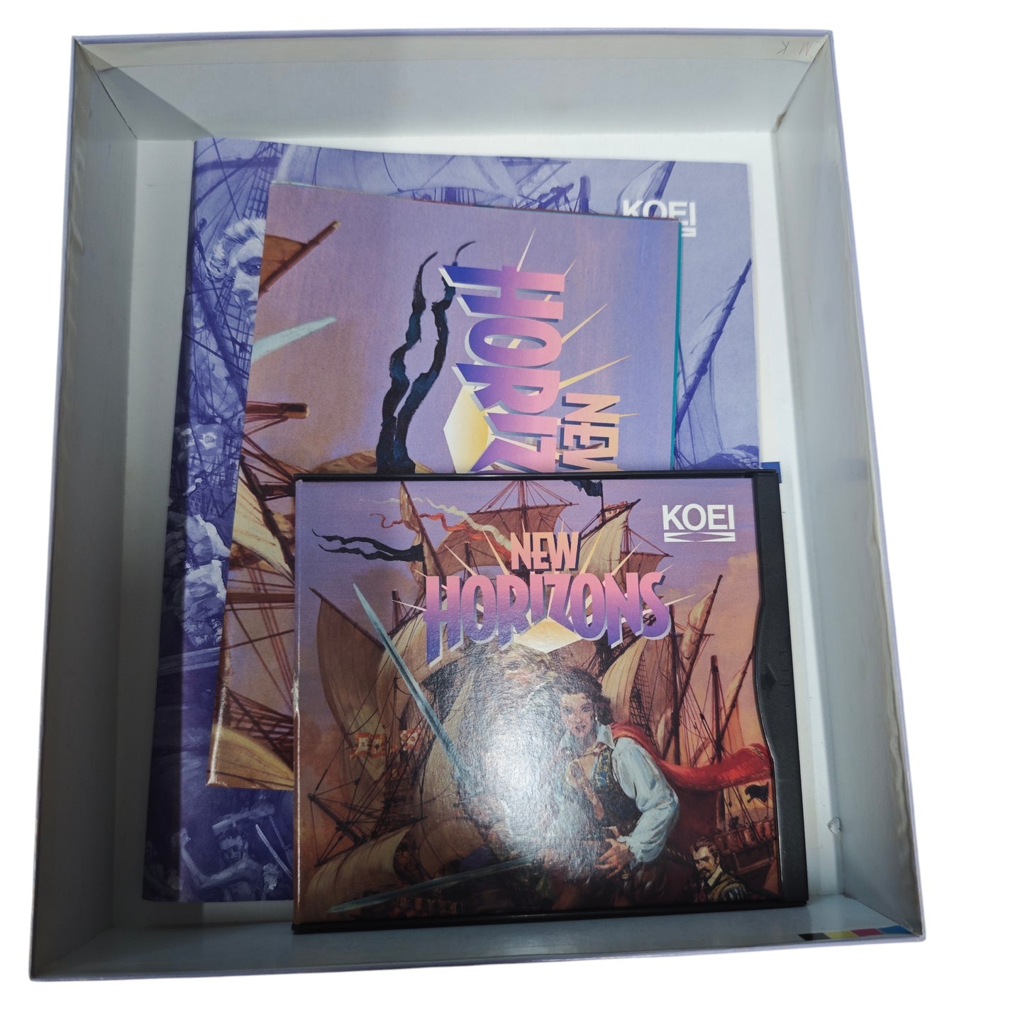 PC-Videospiel Uncharted Waters - New Horizons von Koei aus dem Jahr 1994.