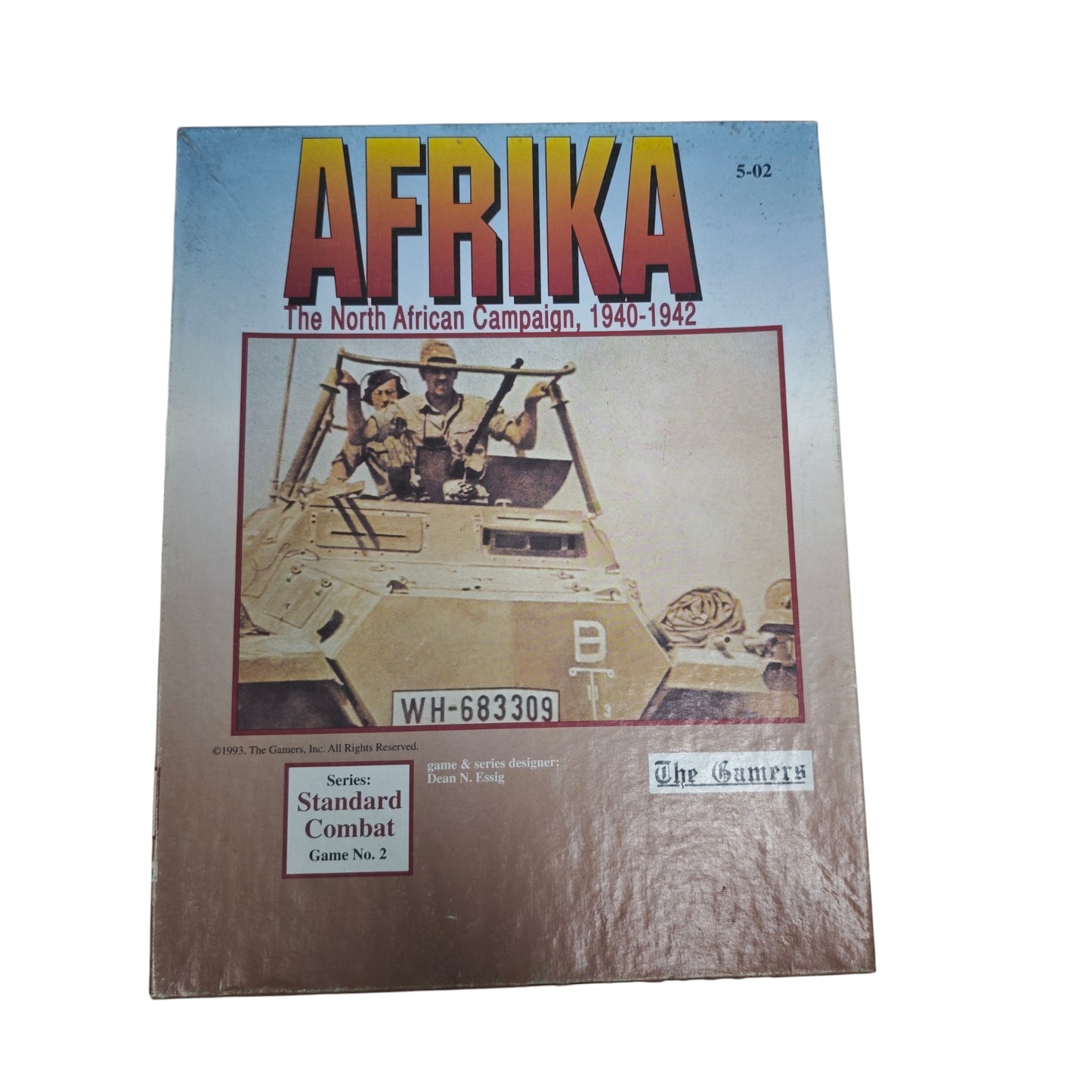Afrika: The North African Campaign, 1940-1942“, ein Wargame von The Gamers aus dem Jahr 1993.