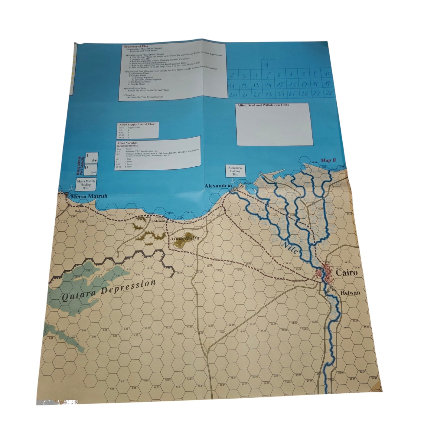 Afrika: The North African Campaign, 1940-1942“, ein Wargame von The Gamers aus dem Jahr 1993.
