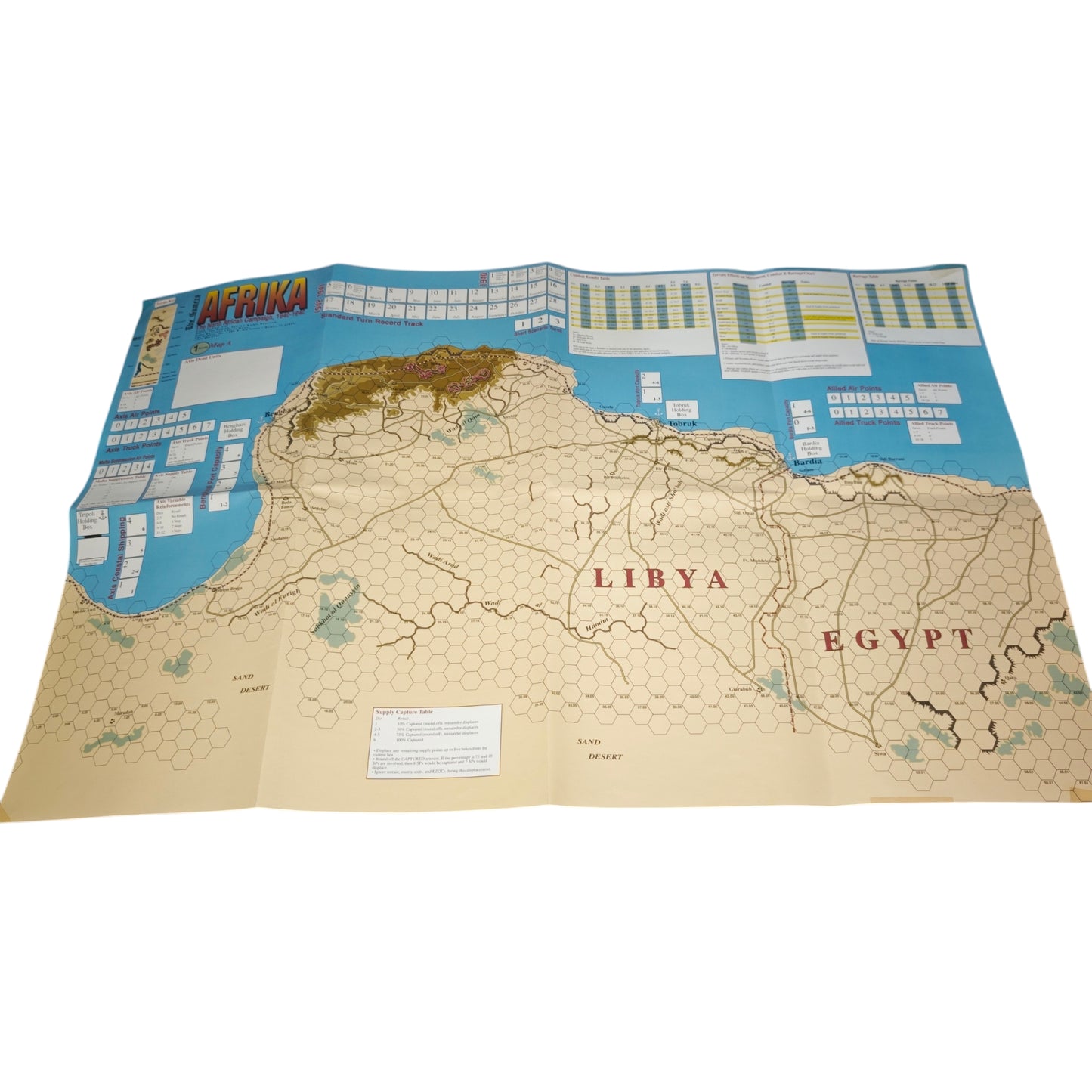 Afrika: The North African Campaign, 1940-1942“, ein Wargame von The Gamers aus dem Jahr 1993.