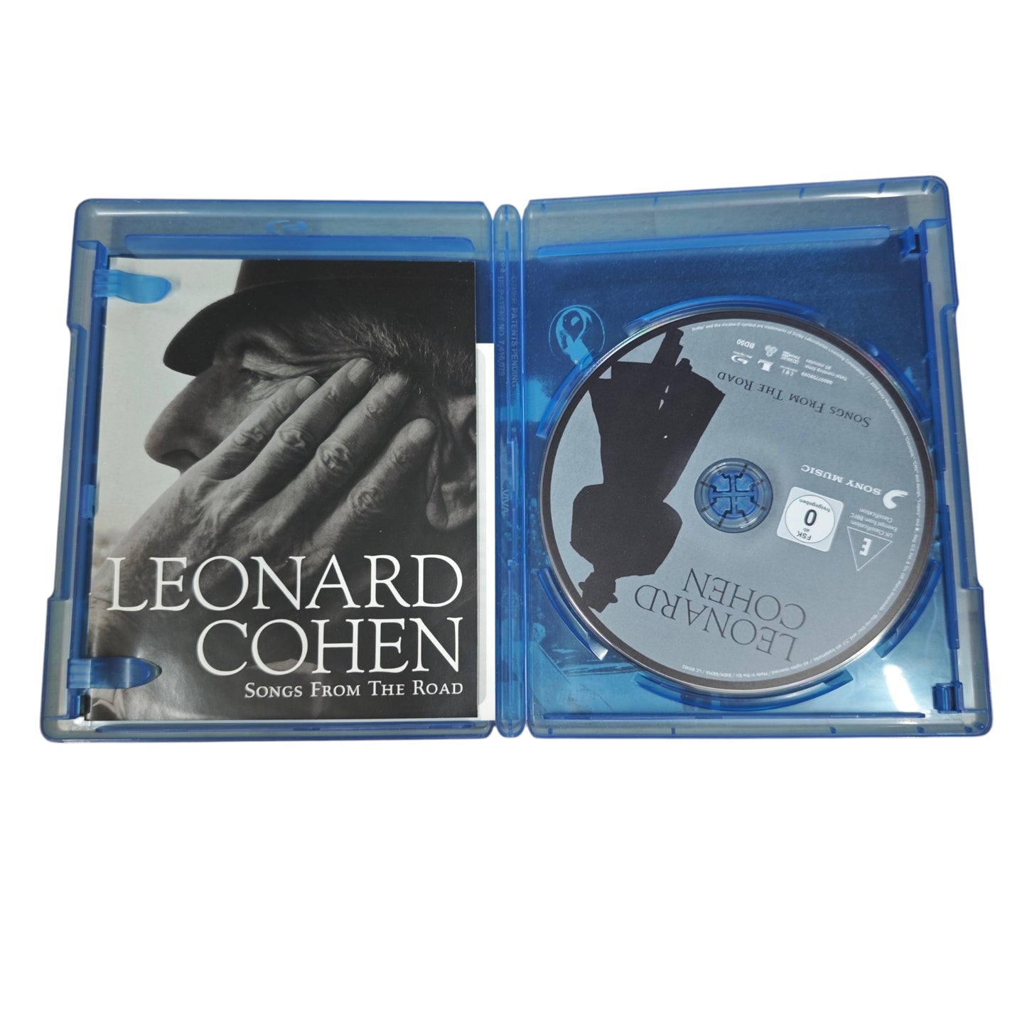 Blu-ray-Ausgabe des Live-Albums „Songs from the Road“ von Leonard Cohen aus dem Jahr 2010