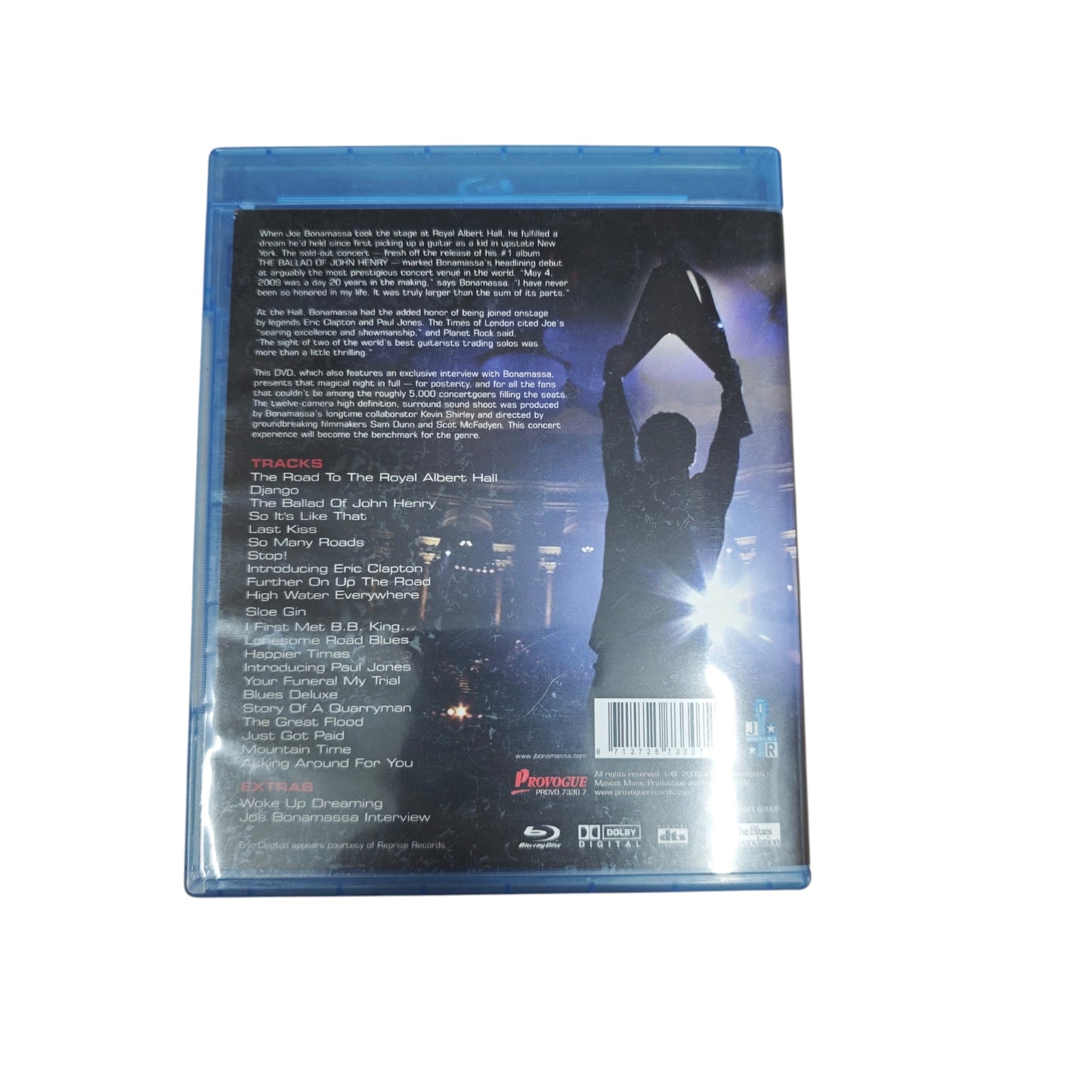 Blu-ray von Joe Bonamassas Konzert „Live From The Royal Albert Hall“, veröffentlicht 2009