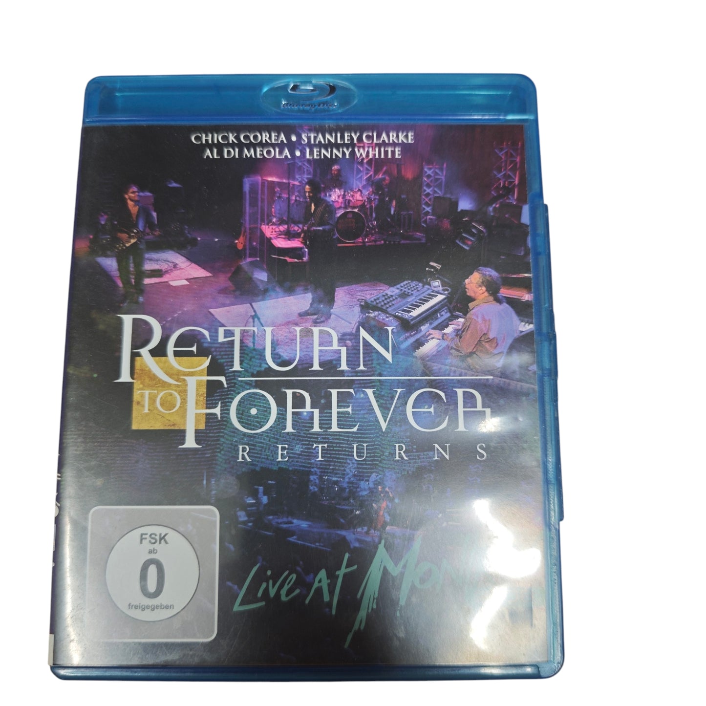 Blu-ray „Return to Forever - Returns - Live at Montreux 2008“.