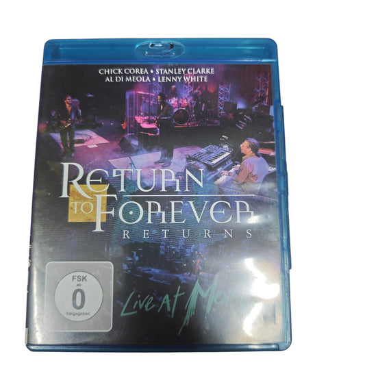 Blu-ray „Return to Forever - Returns - Live at Montreux 2008“.