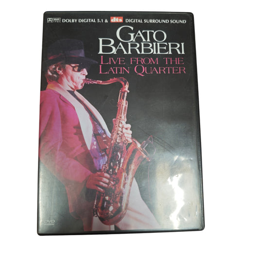 DVD Gato Barbieri - Live from the Latin Quarter, veröffentlicht im Jahr 2001.