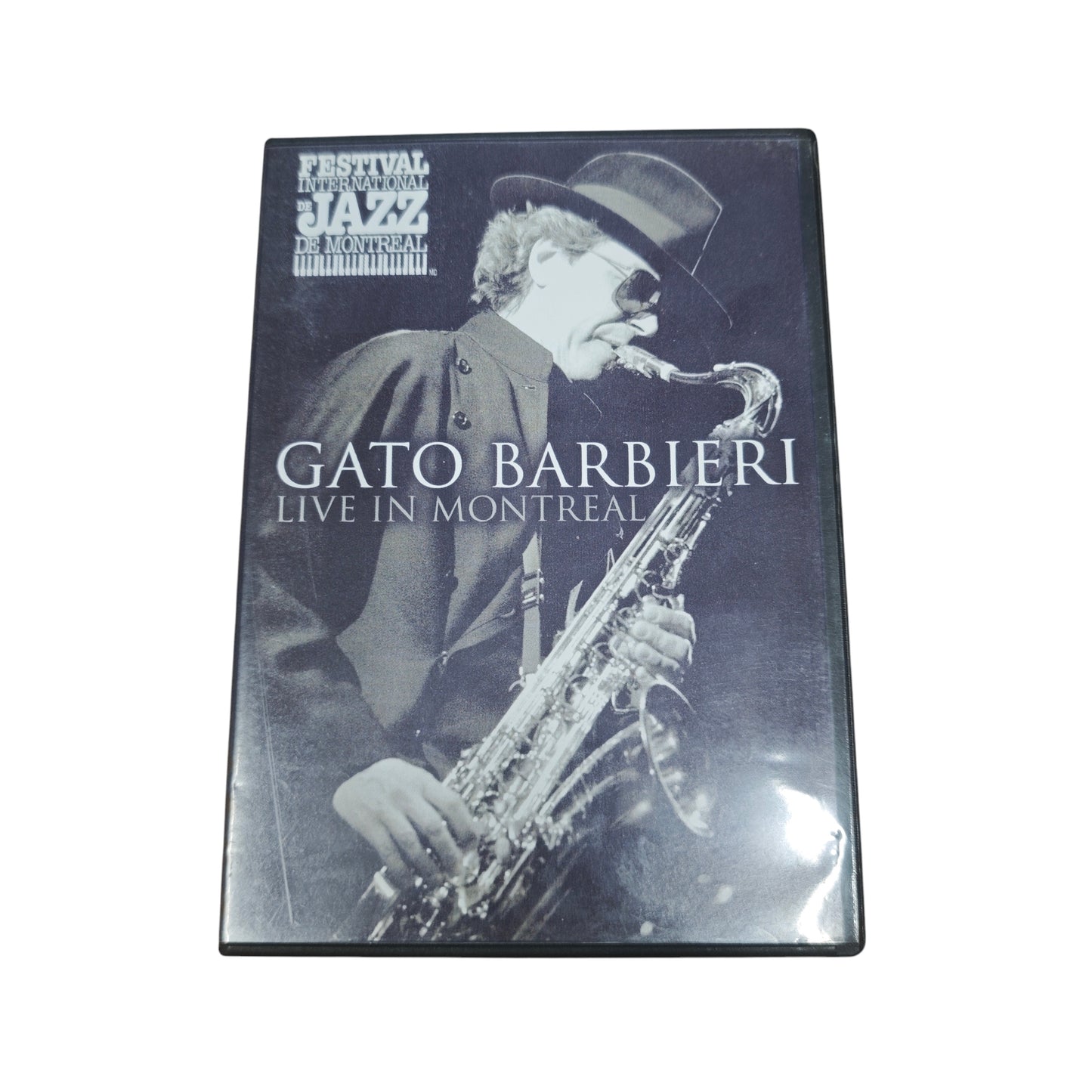 DVD „Gato Barbieri: Live in Montreal“ mit einer Spieldauer von ca. 58 Minuten.