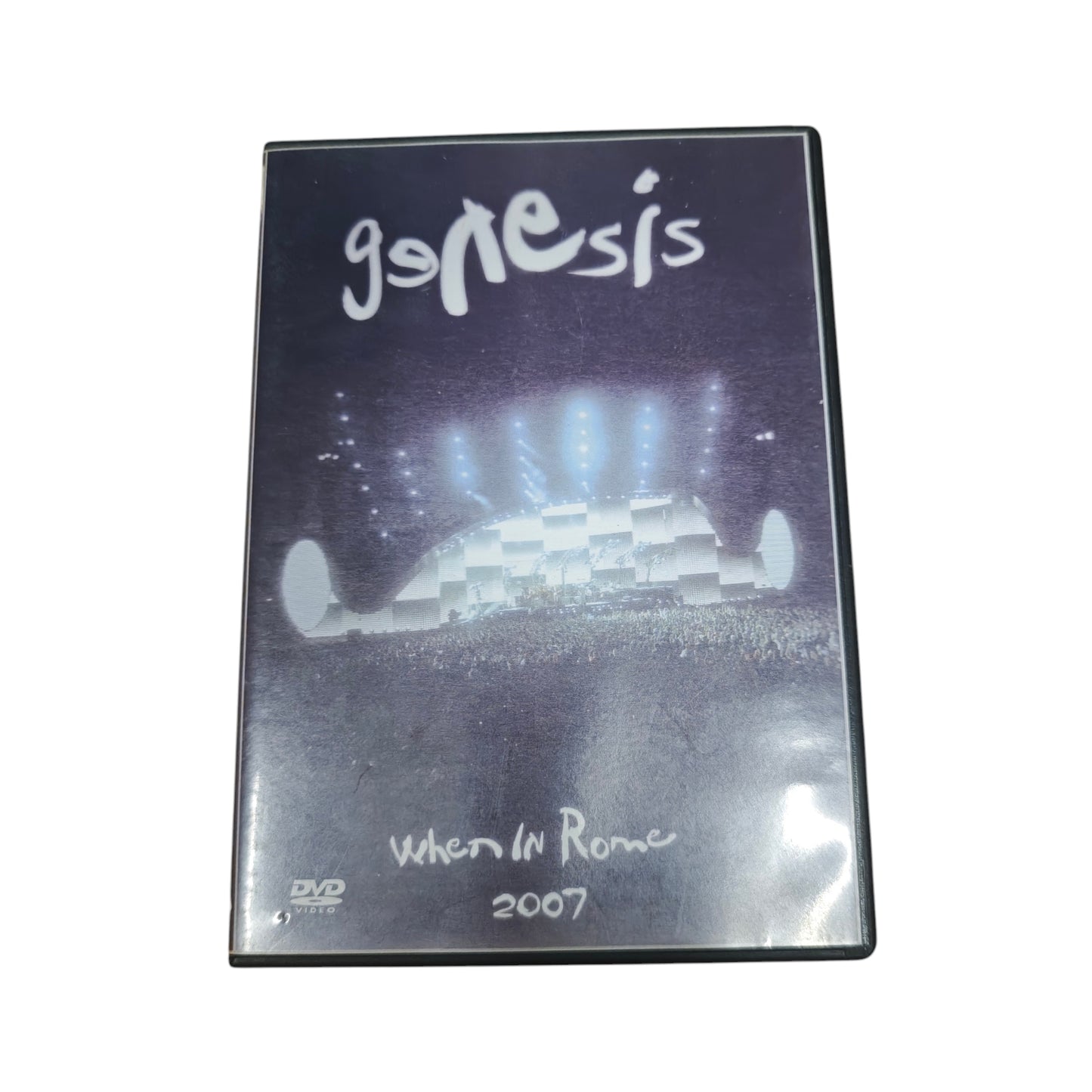 DVD des Konzertfilms „Genesis: When in Rome 2007“, die den Abschluss ihrer „Turn It On Again“-Tour dokumentiert
