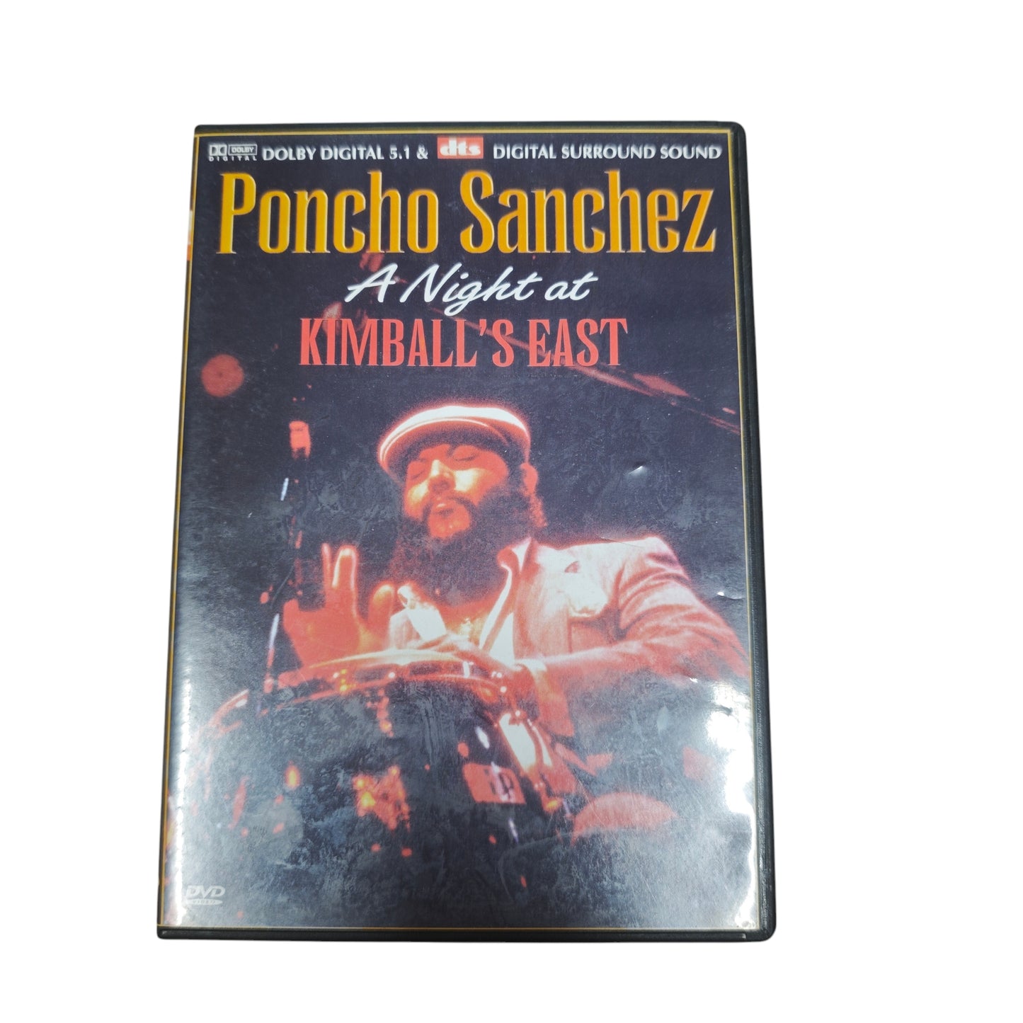 DVD des Konzerts "Poncho Sanchez: A Night at Kimball's East", das 1991 aufgenommen wurde
