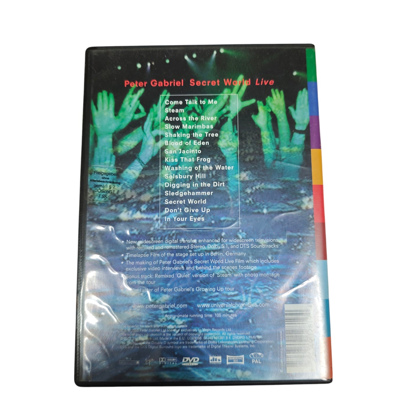 DVD Konzert Peter Gabriel: Secret World Live