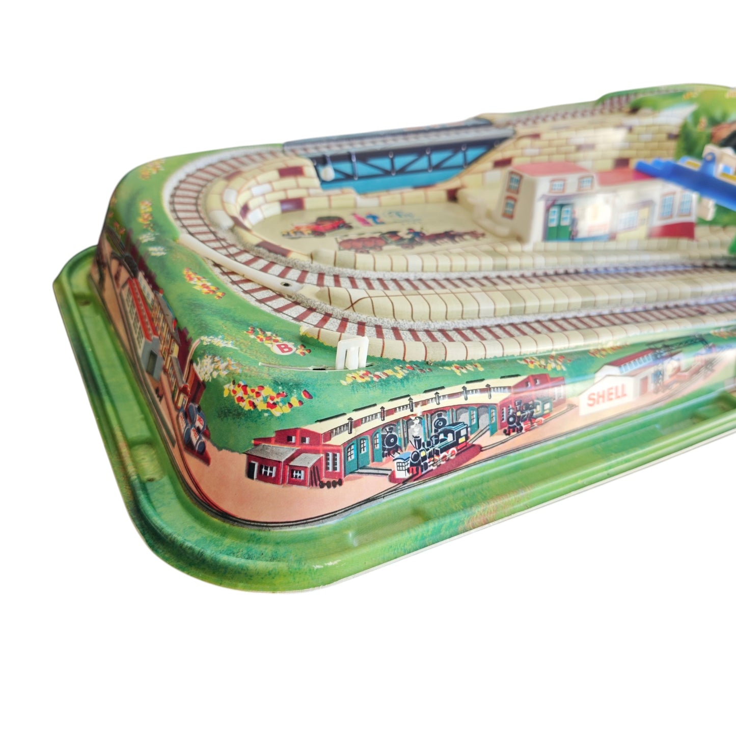 Technofix Rocky Mountains Train Blechspielzeug aus den 1960er Jahren