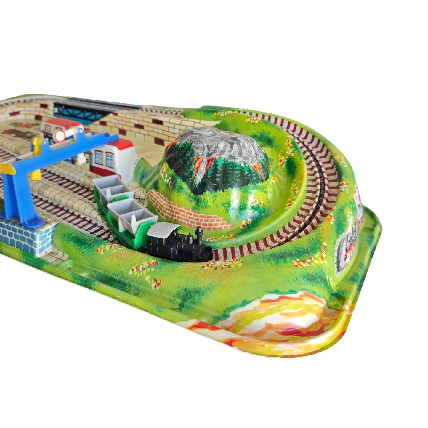 Technofix Rocky Mountains Train Blechspielzeug aus den 1960er Jahren