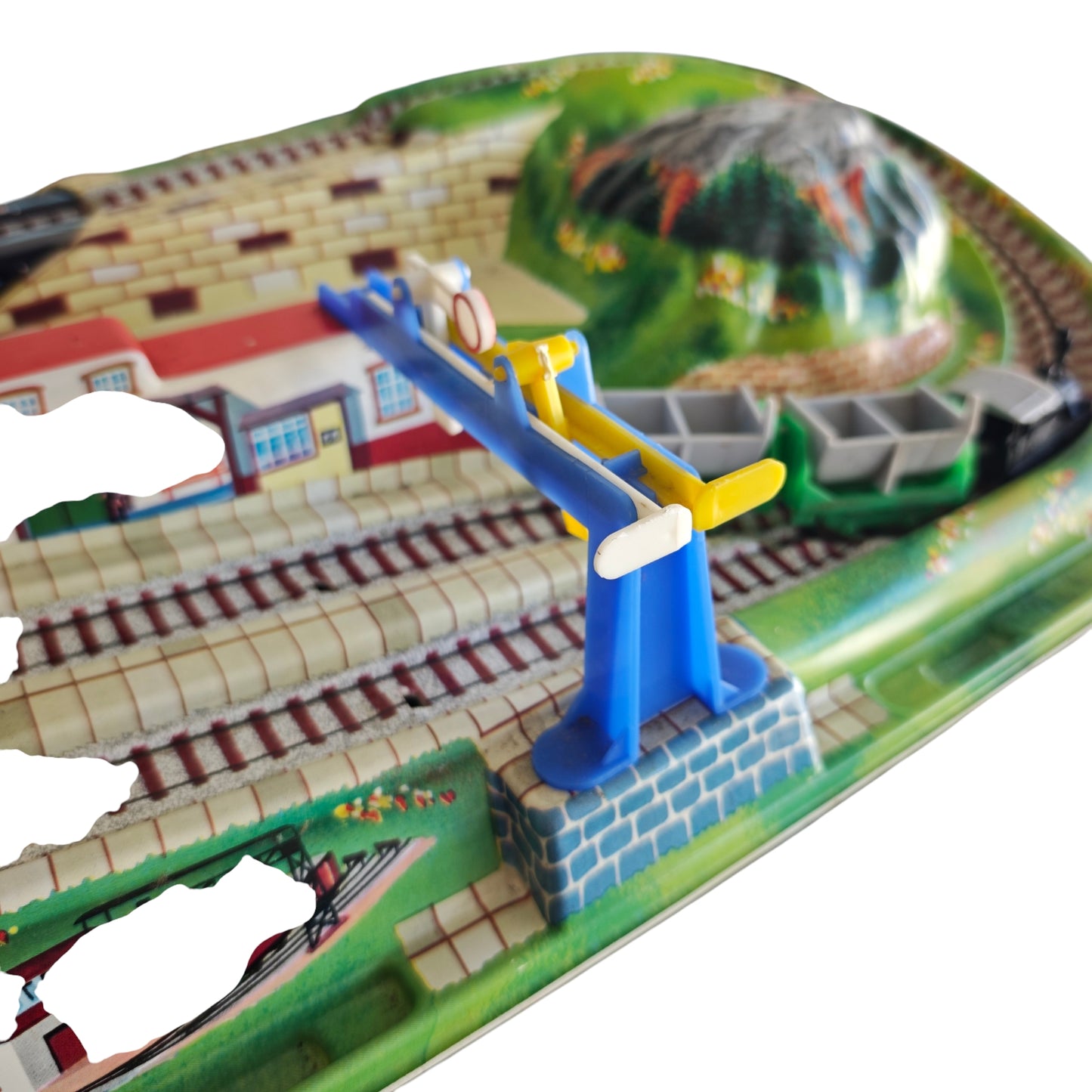 Technofix Rocky Mountains Train Blechspielzeug aus den 1960er Jahren