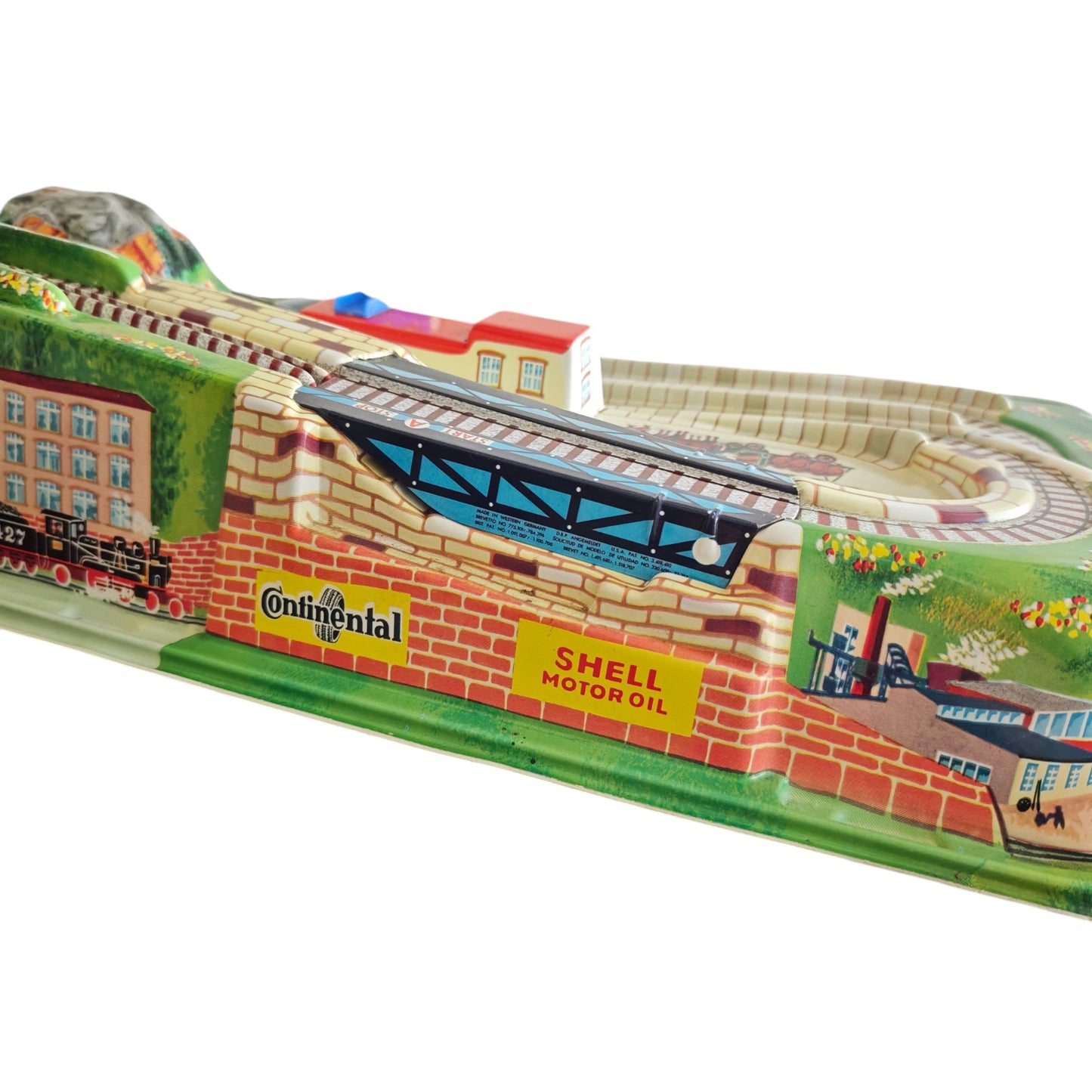 Technofix Rocky Mountains Train Blechspielzeug aus den 1960er Jahren