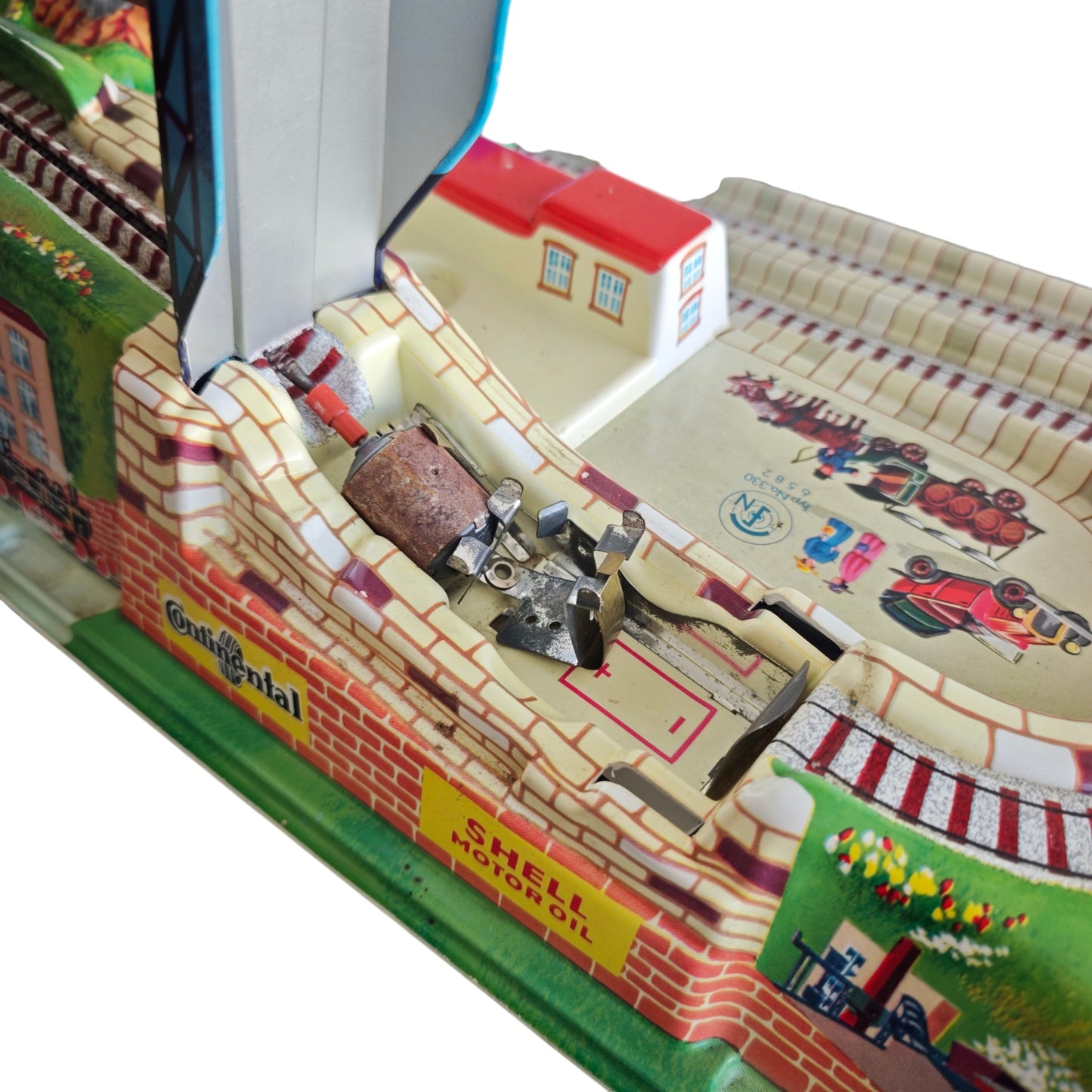 Technofix Rocky Mountains Train Blechspielzeug aus den 1960er Jahren