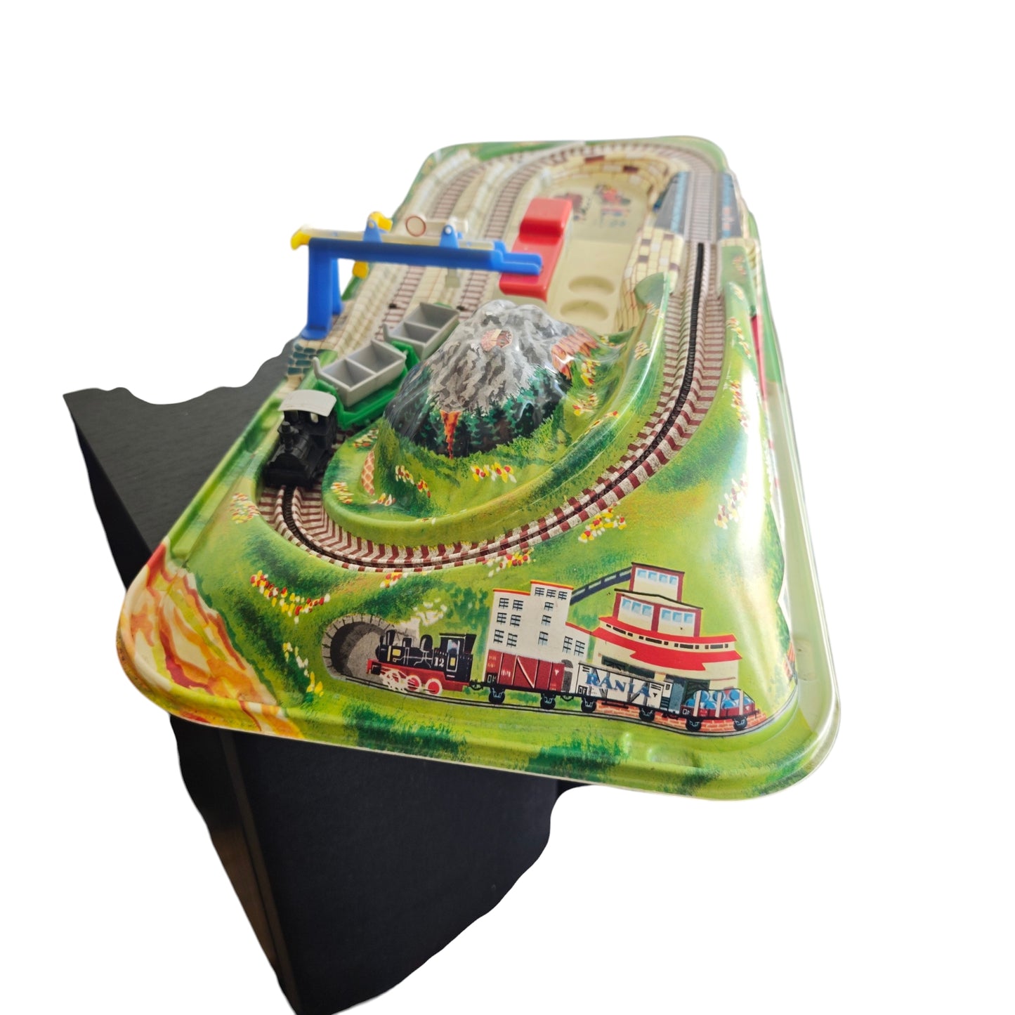 Technofix Rocky Mountains Train Blechspielzeug aus den 1960er Jahren