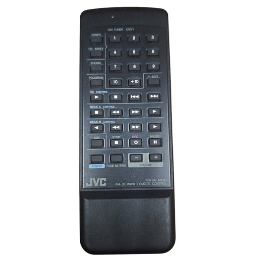 Original-Infrarot-Fernbedienung JVC RM-SE MX30, die speziell für die Kompakt-Hifi-Anlage / den Receiver JVC CA-MX30