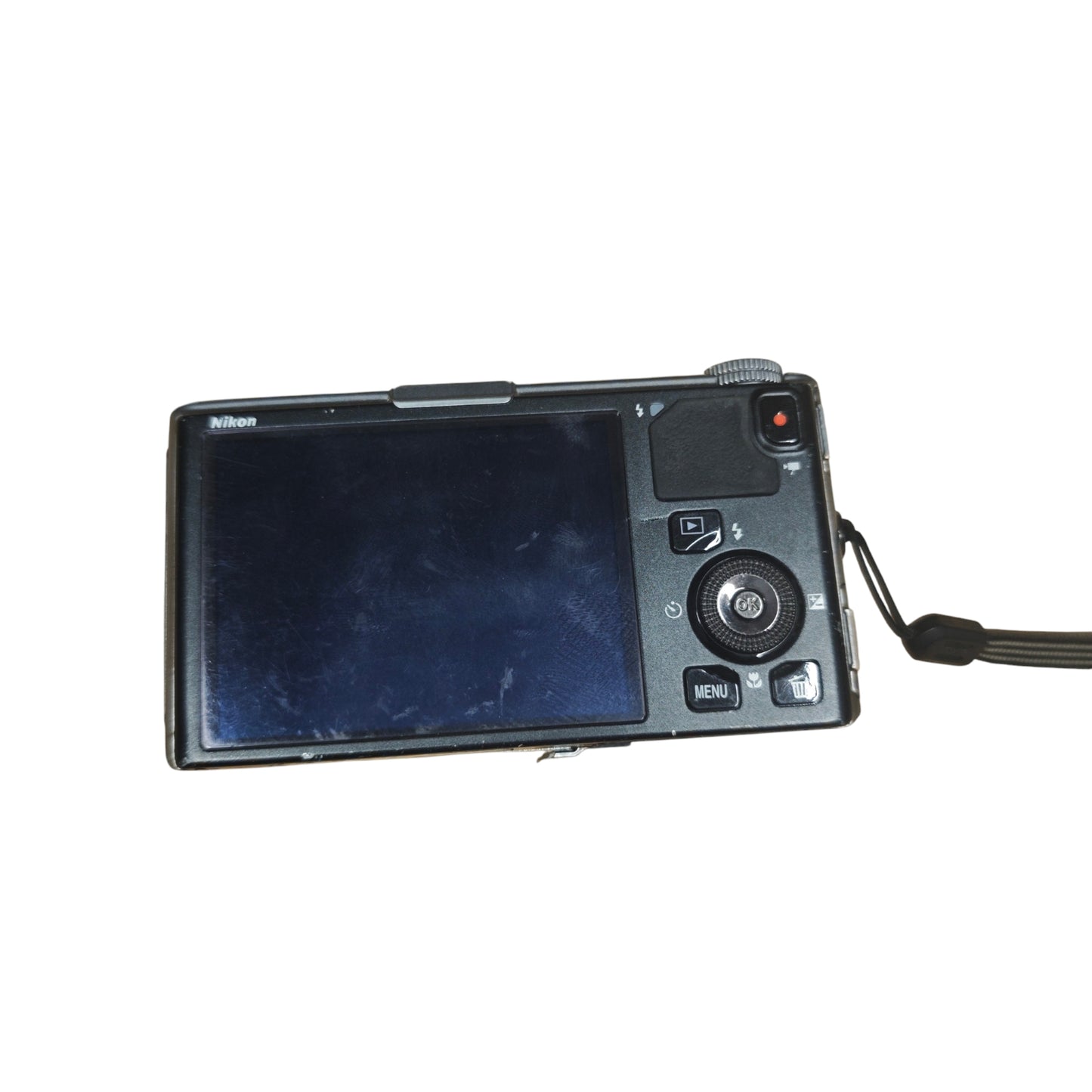 Nikon Coolpix S9500 in silbernem Finish 22-fach-Zoomobjektiv DEFEKT