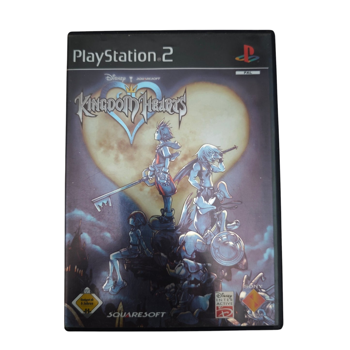 Kingdom Hearts für die Sony PlayStation 2 entwickelt von Squaresoft und Disney