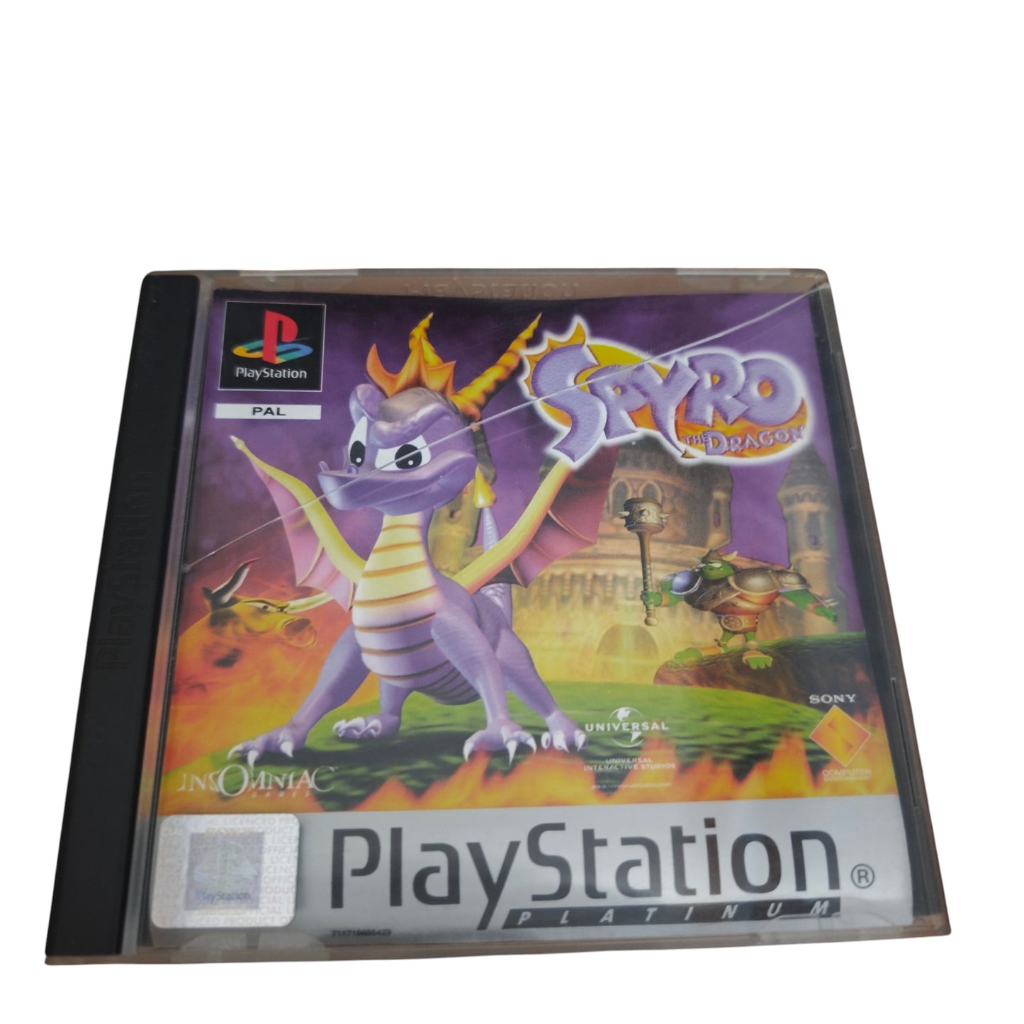 Spyro the Dragon  PlayStation Platinum PAL Sony PlayStation 1 PS1