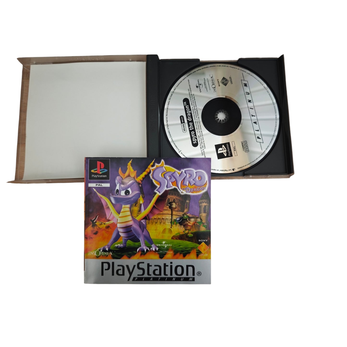 Spyro the Dragon  PlayStation Platinum PAL Sony PlayStation 1 PS1