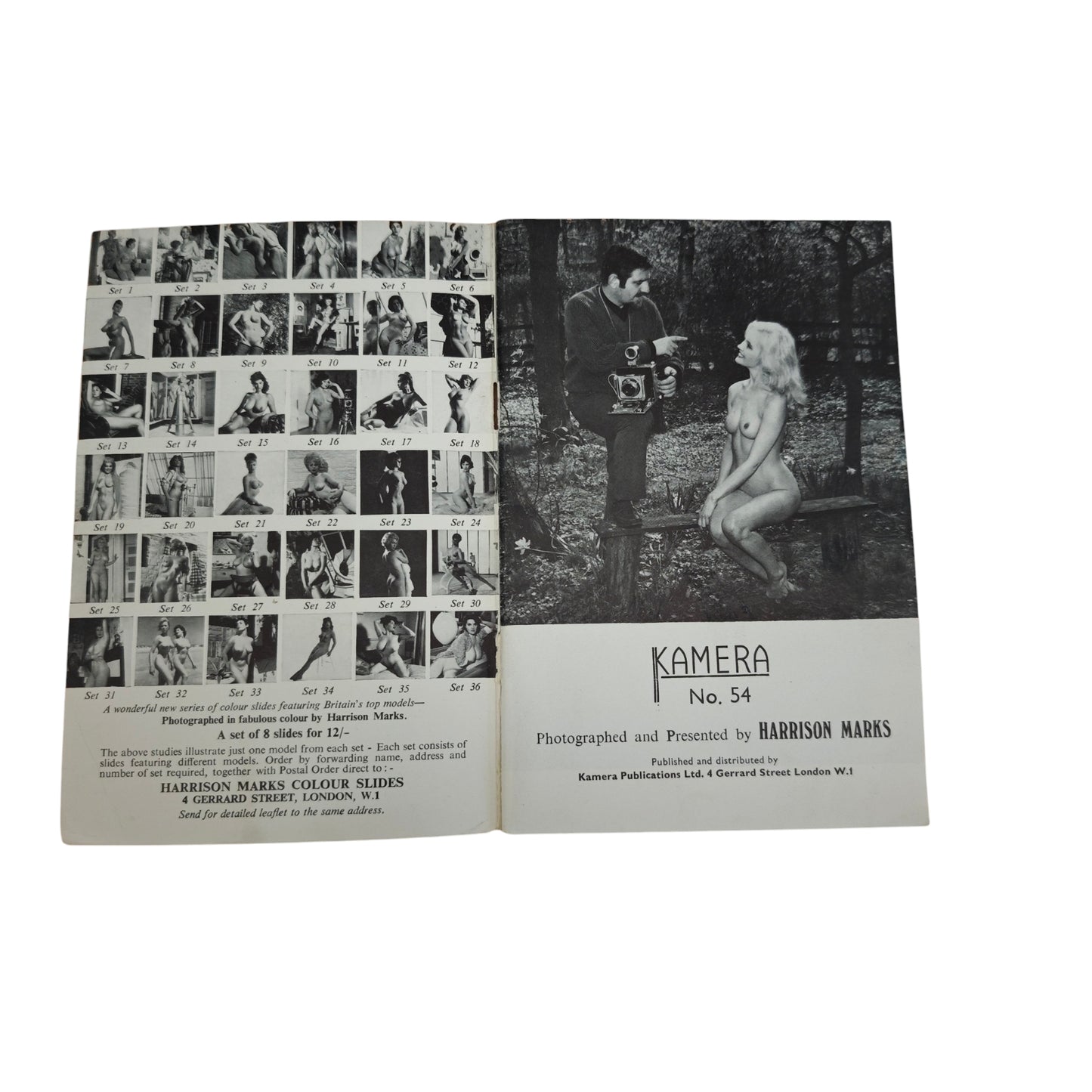 Vintage Glamour Magazin Kamera No. 54 Pin up Aktfotografen Harrison Marks 50er 60er