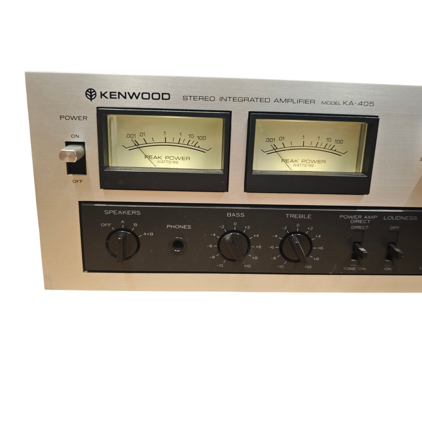 Kenwood KA-405 ist ein klassischer Vintage-Stereo-Vollverstärker