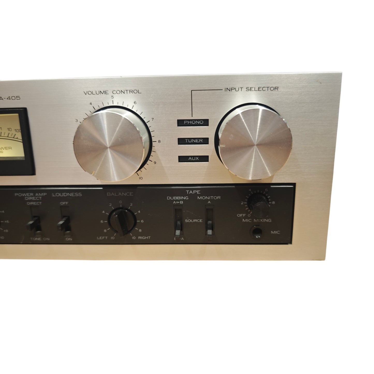 Kenwood KA-405 ist ein klassischer Vintage-Stereo-Vollverstärker
