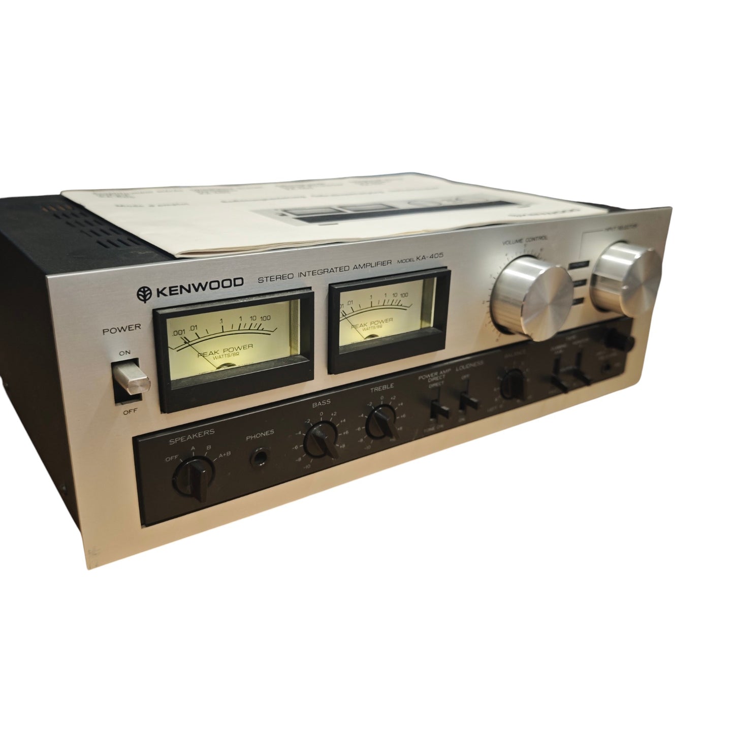 Kenwood KA-405 ist ein klassischer Vintage-Stereo-Vollverstärker