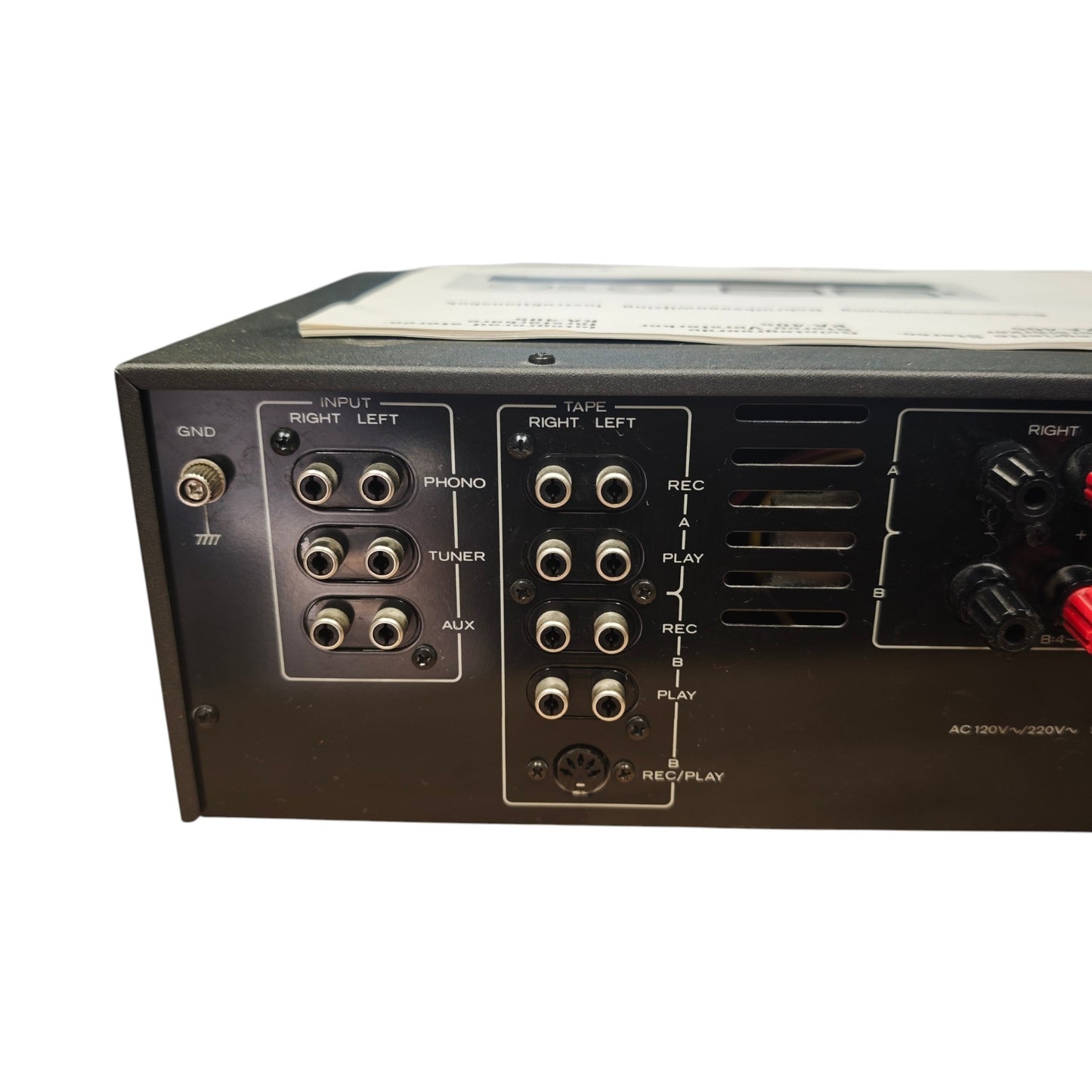 Kenwood KA-405 ist ein klassischer Vintage-Stereo-Vollverstärker