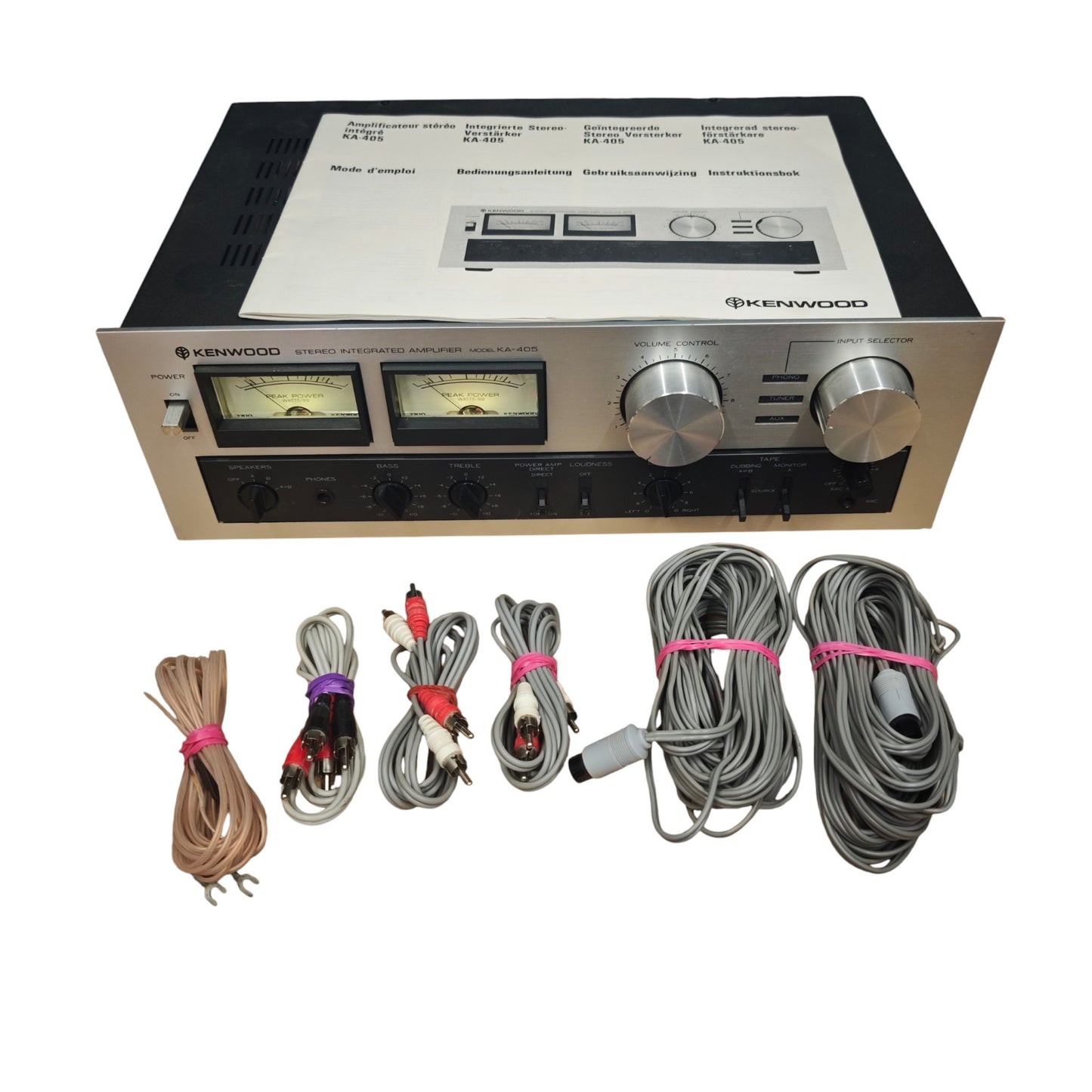Kenwood KA-405 ist ein klassischer Vintage-Stereo-Vollverstärker