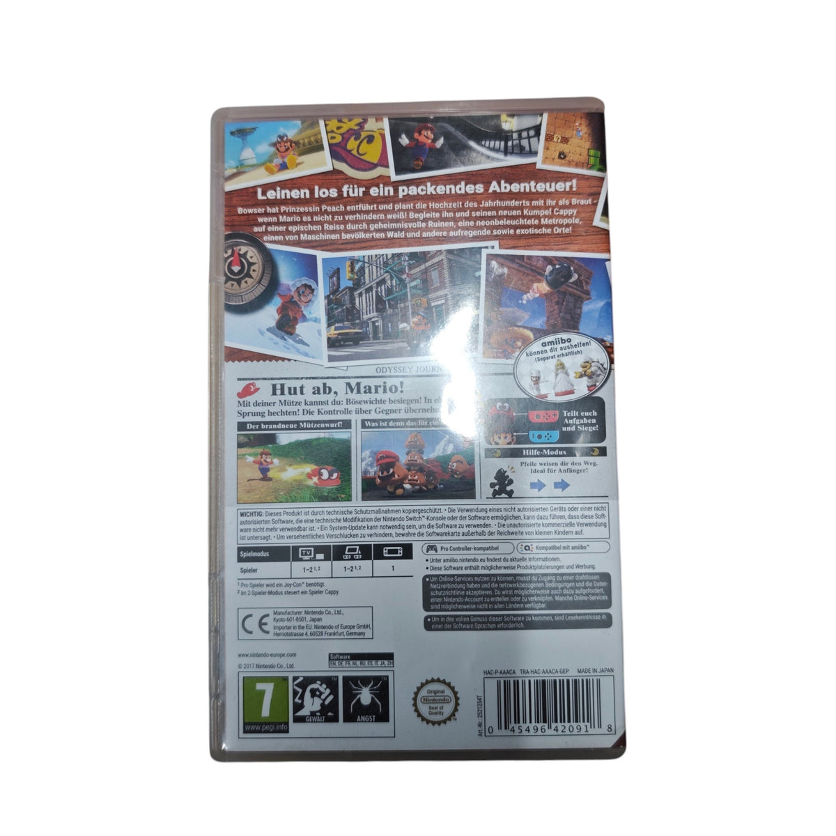 Super Mario Odyssey für die Nintendo Switch