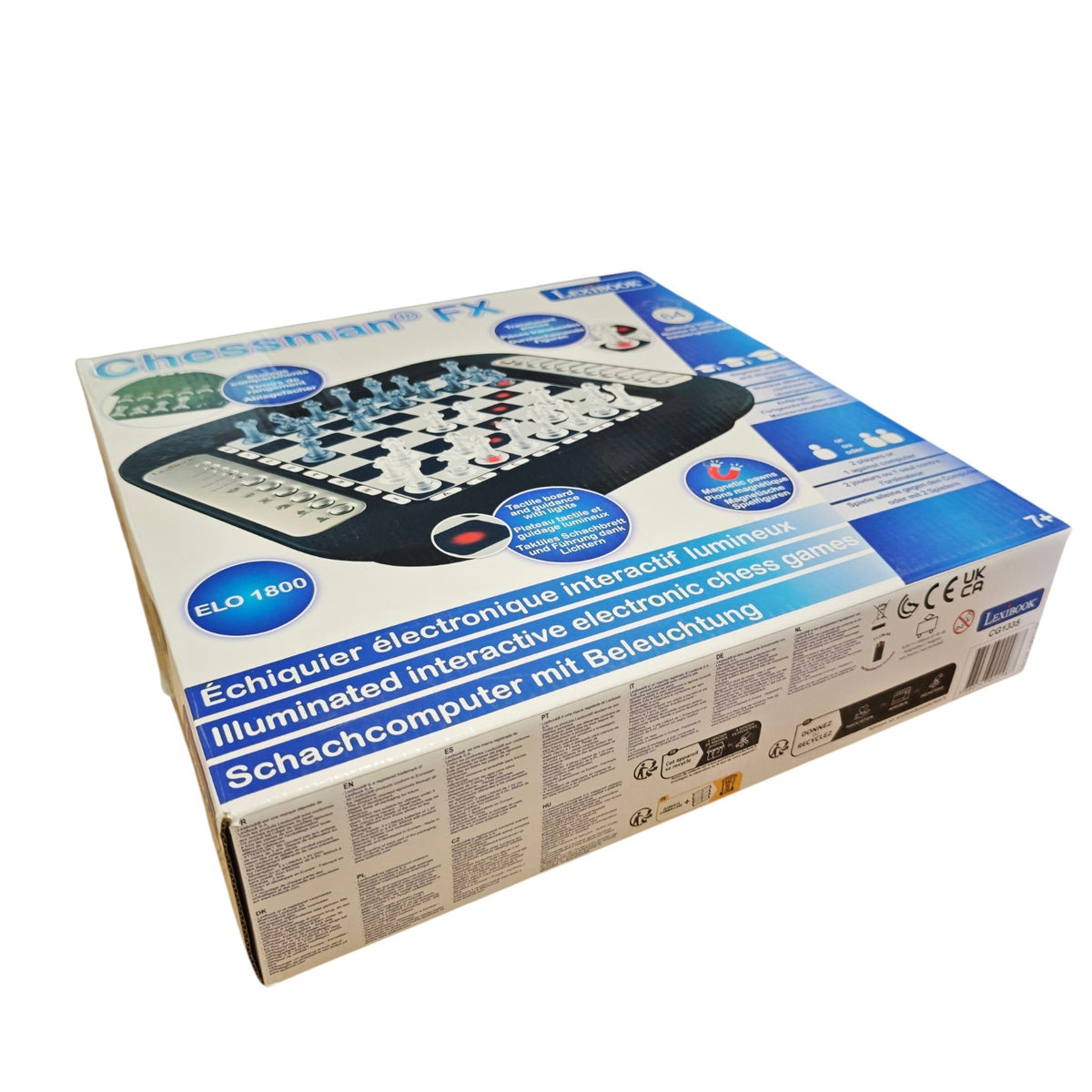 Schachcomputer Lexibook Chessman FX (CG1335) mit interaktiver Beleuchtung und 64 Schwierigkeitsstufen