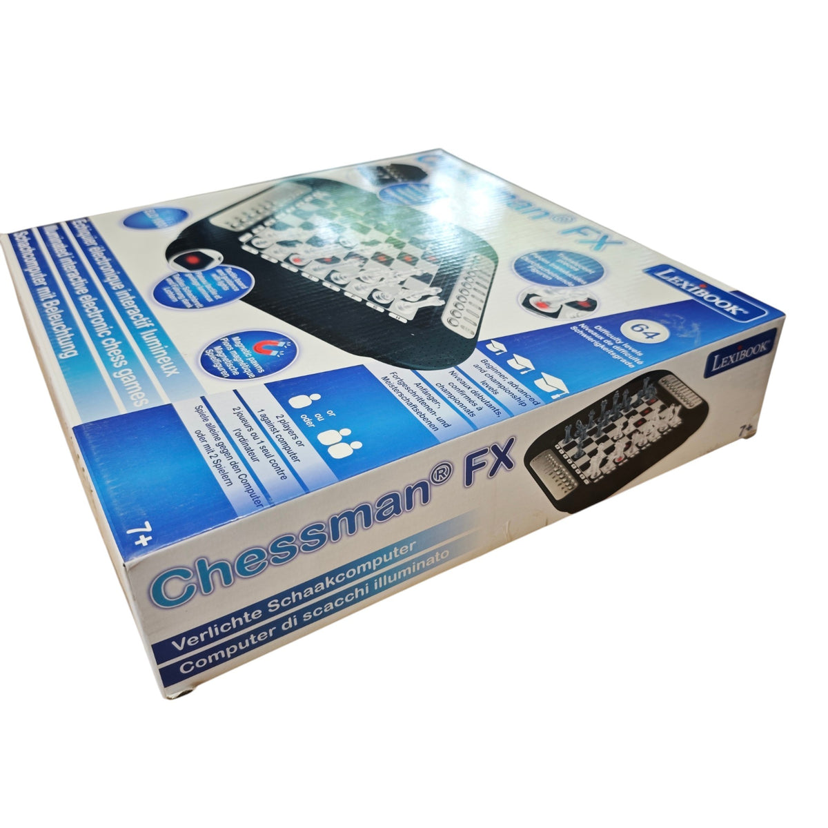 Schachcomputer Lexibook Chessman FX (CG1335) mit interaktiver Beleuchtung und 64 Schwierigkeitsstufen