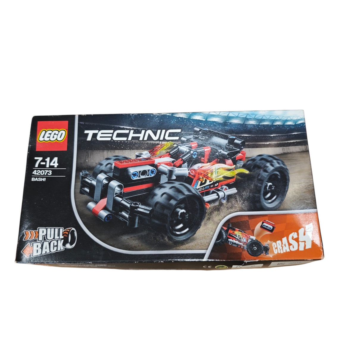 LEGO Technic Set BUMMS Nummer 42073 mit einem integrierten Rückziehmotor