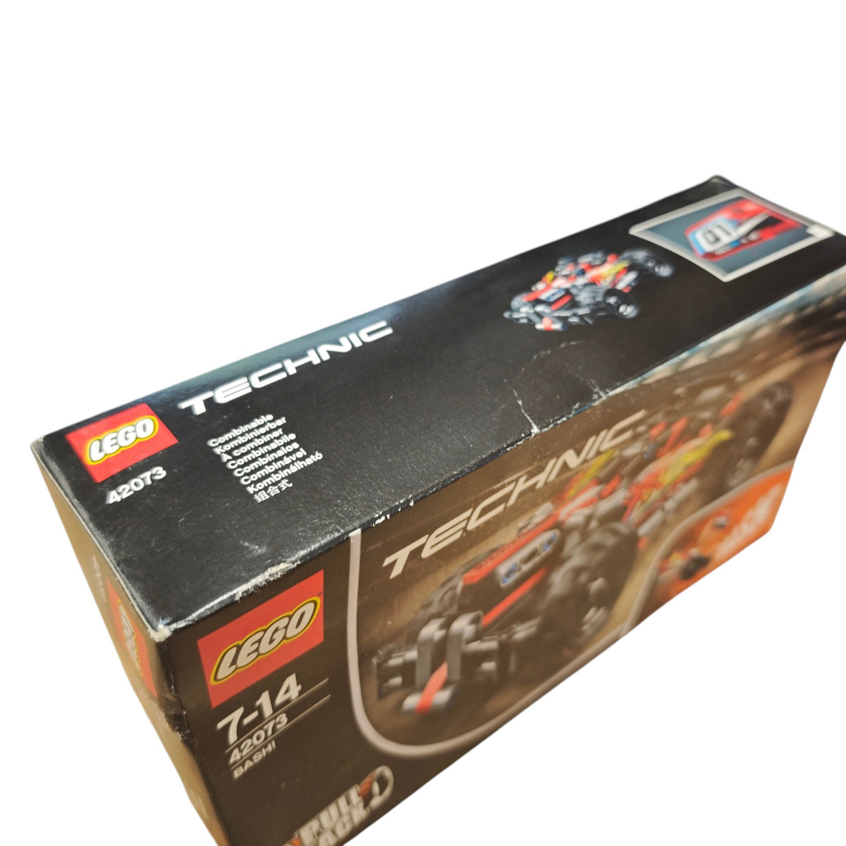 LEGO Technic Set BUMMS Nummer 42073 mit einem integrierten Rückziehmotor