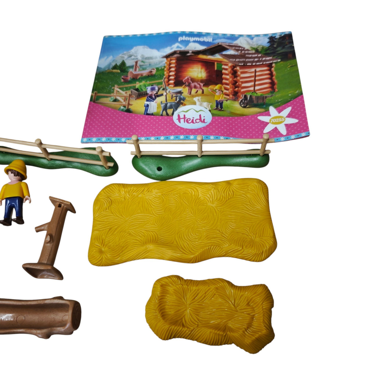 Playmobil Heidi Peters Ziegenstall Set mit der Nummer 70255 nicht komplett