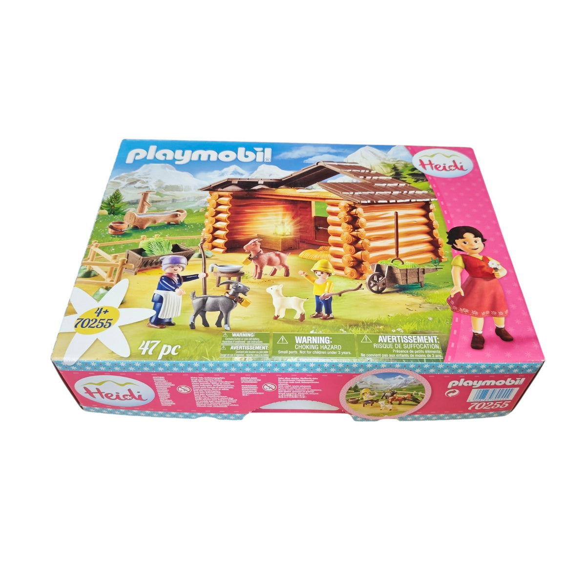 Playmobil Heidi Peters Ziegenstall Set mit der Nummer 70255 nicht komplett
