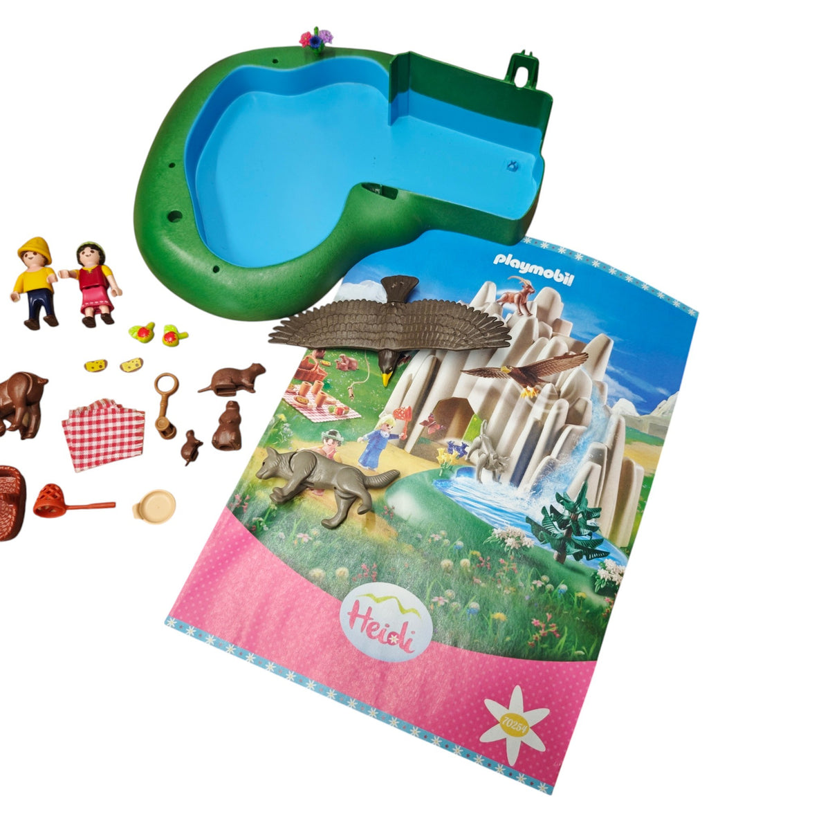 Playmobil-Spielset Am Kristallsee mit Heidi Peter und Clara Artikelnummer 70254