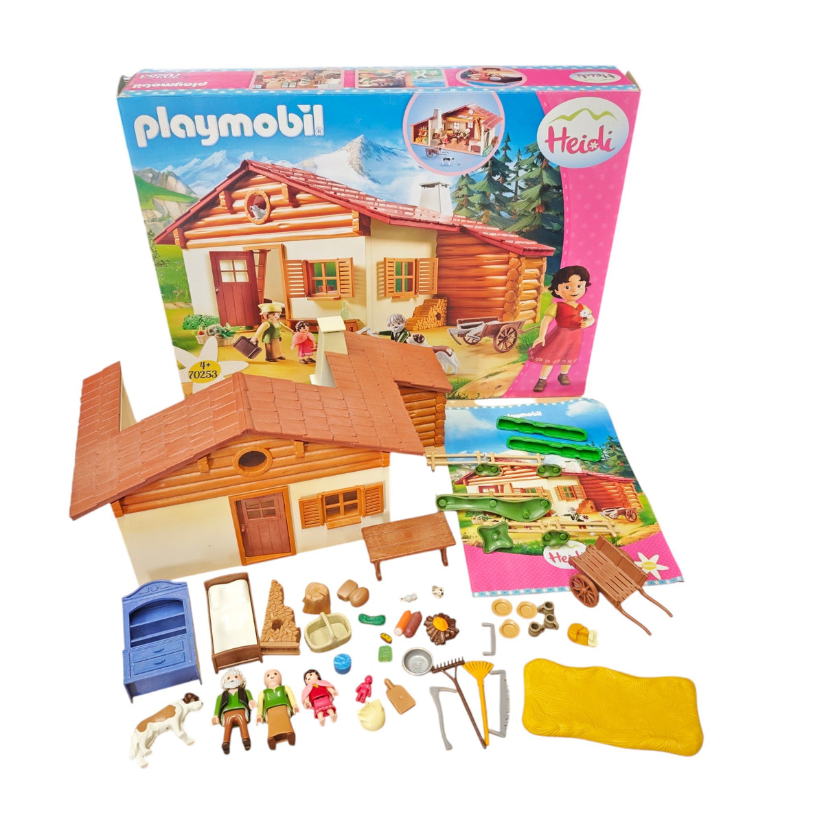 Playmobil Set 70253  Heidi und Großvater auf der Almhütte mit OVP