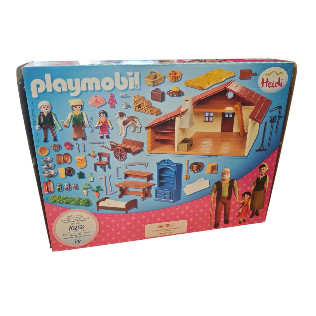 Playmobil Set 70253  Heidi und Großvater auf der Almhütte mit OVP