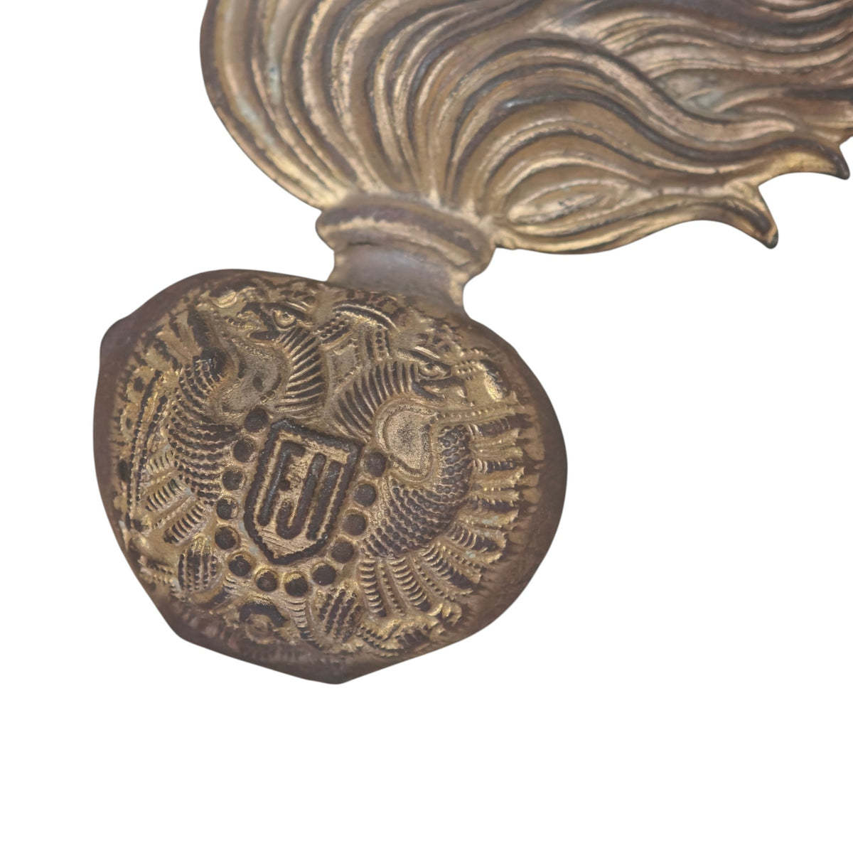 Granate für den k.u.k. Veteranenhut kaiserlichen Doppeladler KuK 1WK WW1